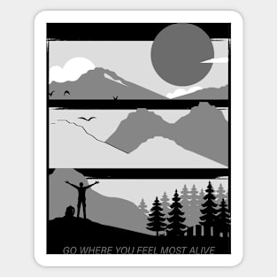 Wilderness love - Best Selling Sticker